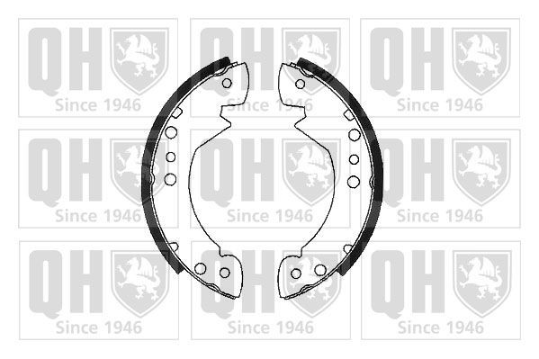 QUINTON HAZELL Brake Shoe Set Article number: BS540 cheaply