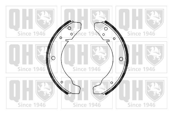 QUINTON HAZELL Brake Shoe Set Article number: BS543 cheaply