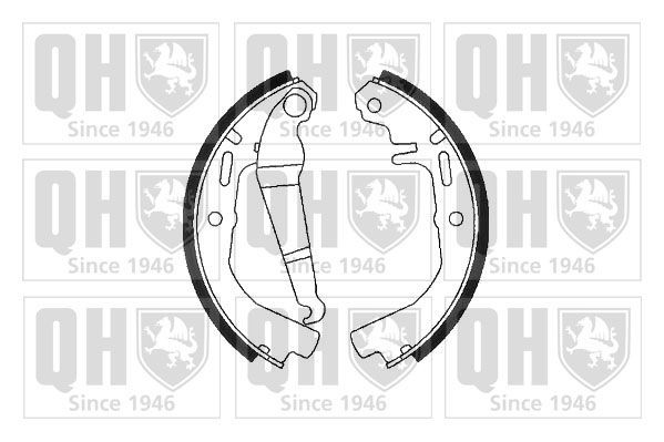 QUINTON HAZELL Brake Shoe Set Article number: BS560 cheaply