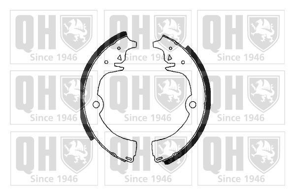 QUINTON HAZELL Brake Shoe Set Article number: BS702 cheaply