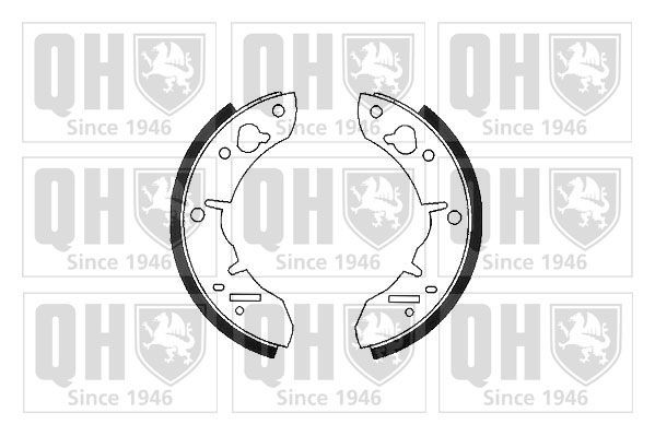 QUINTON HAZELL Brake Shoe Set Article number: BS803 cheaply