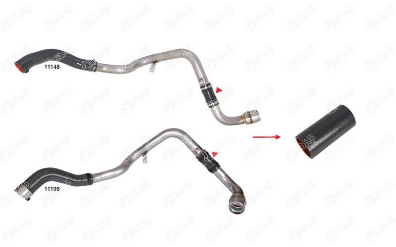 IBRAS Charger intake hose Article number: 11149 cheaply