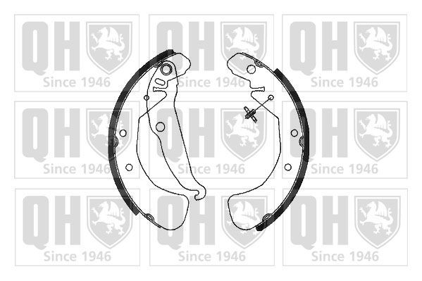 QUINTON HAZELL Brake Shoe Set Article number: BS961 cheaply