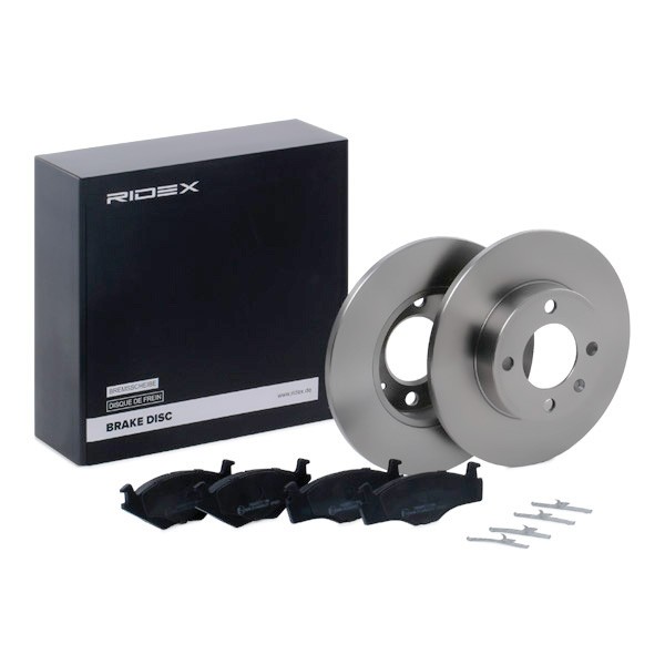 RIDEX Brake discs and pads set Article number: 3405B0325 cheaply
