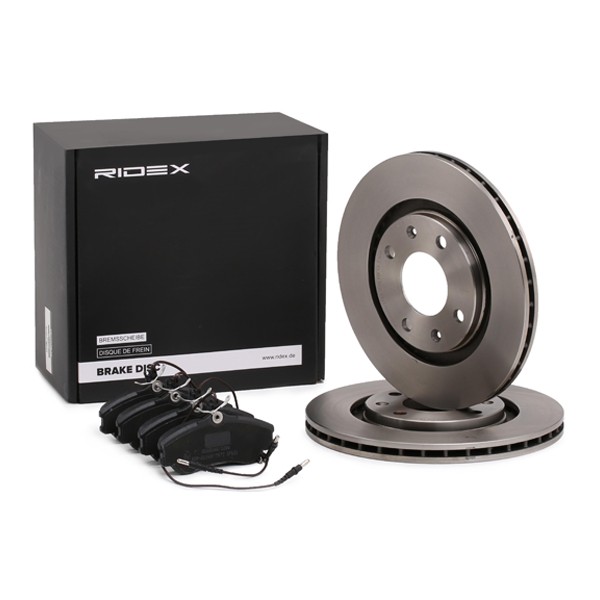 RIDEX Brake discs and pads set Article number: 3405B0367 cheaply
