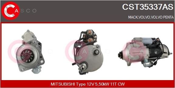 CASCO CEF73000GS Elektromotor, kølerventilator A6 4.2 quattro 299 HK Benzin 2005