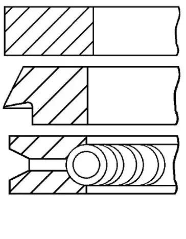 GOETZE ENGINE Piston Ring Kit Article number: 08-304200-00 cheaply