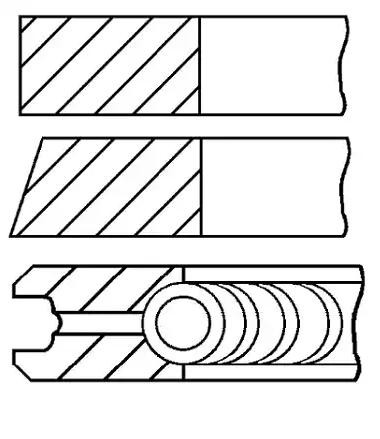 GOETZE ENGINE Piston Ring Kit Article number: 08-307000-00 cheaply