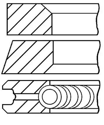 GOETZE ENGINE Piston Ring Kit Article number: 08-422300-00 cheaply