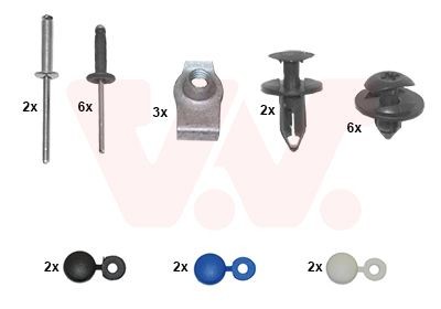 VAN WEZEL Mounting Kit, bumper Article number: 1803794 cheaply