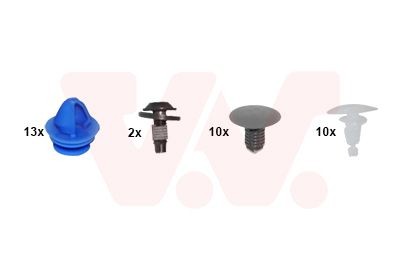 VAN WEZEL Mounting Kit, bonnet Article number: 4317797 cheaply