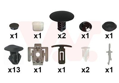 VAN WEZEL Mounting Kit, door Article number: 4327799 cheaply