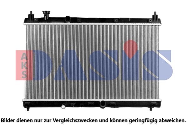 AKS DASIS Engine radiator Article number: 100096N cheaply