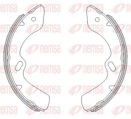 REMSA Brake Shoe Set Article number: 4459.00 cheaply