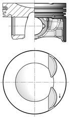 KOLBENSCHMIDT Piston Article number: 41533620 cheaply