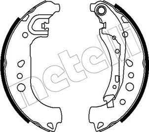 METELLI Brake Shoe Set Article number: 53-0718 cheaply