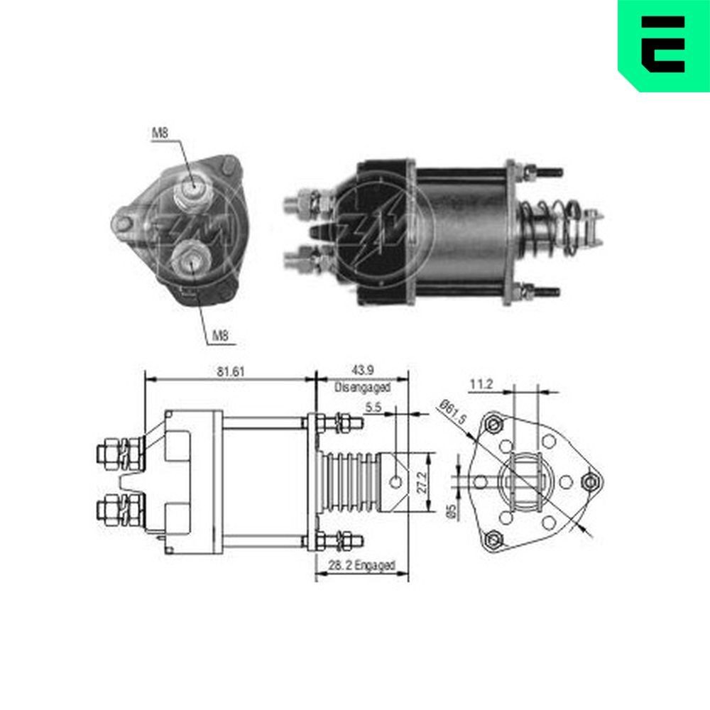ERA Starter solenoid Article number: ZM1650 cheaply