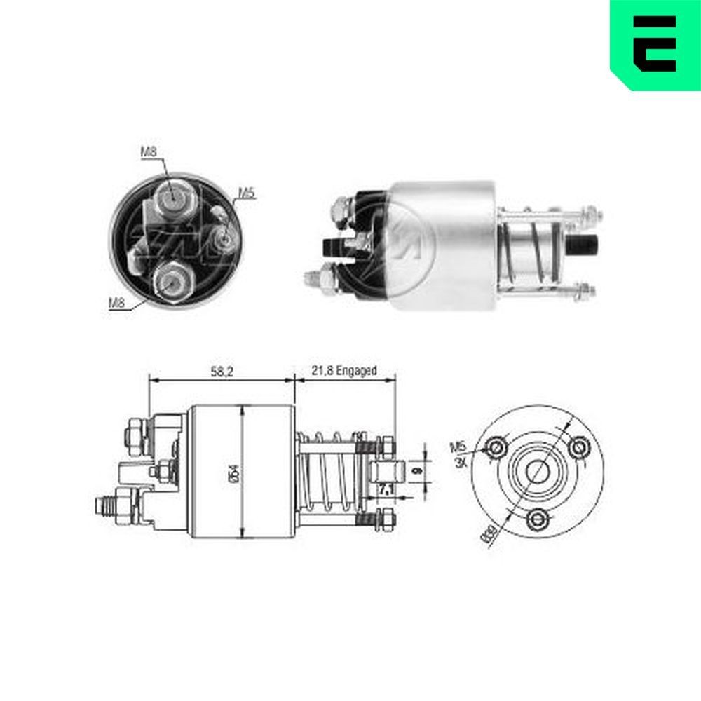 ERA Starter solenoid Article number: ZM2397 cheaply