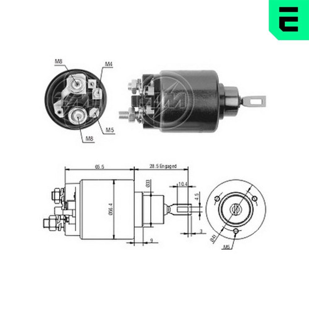 ERA Starter solenoid Article number: ZM2571 cheaply