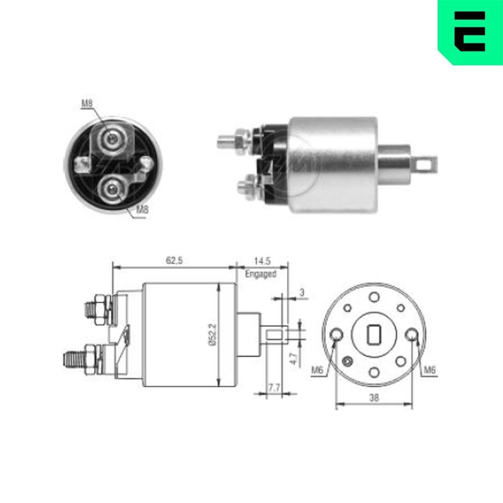 ERA Starter solenoid Article number: ZM3710 cheaply