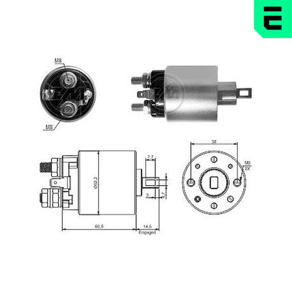 ERA Starter solenoid Article number: ZM3719 cheaply