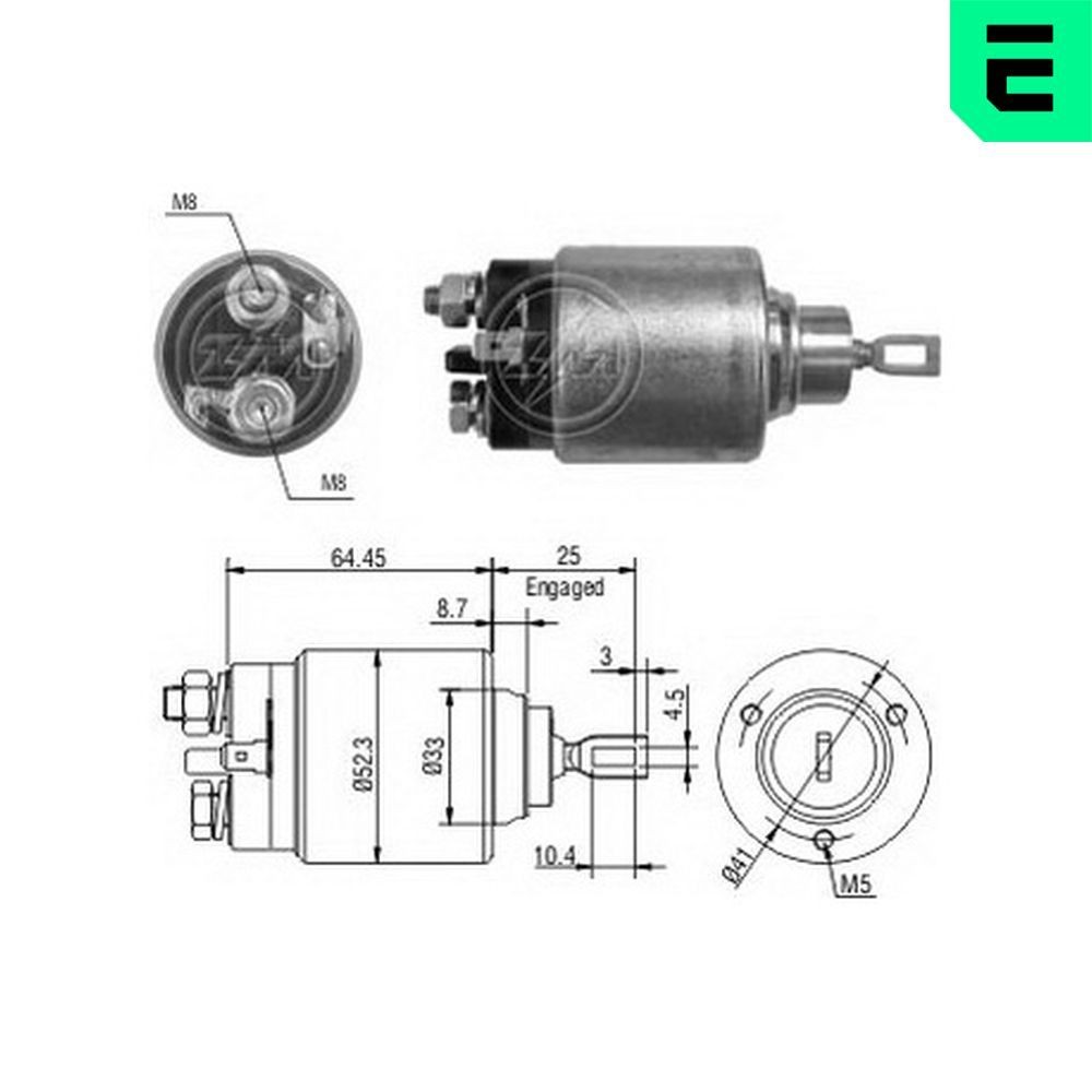 ERA Starter solenoid Article number: ZM373 cheaply