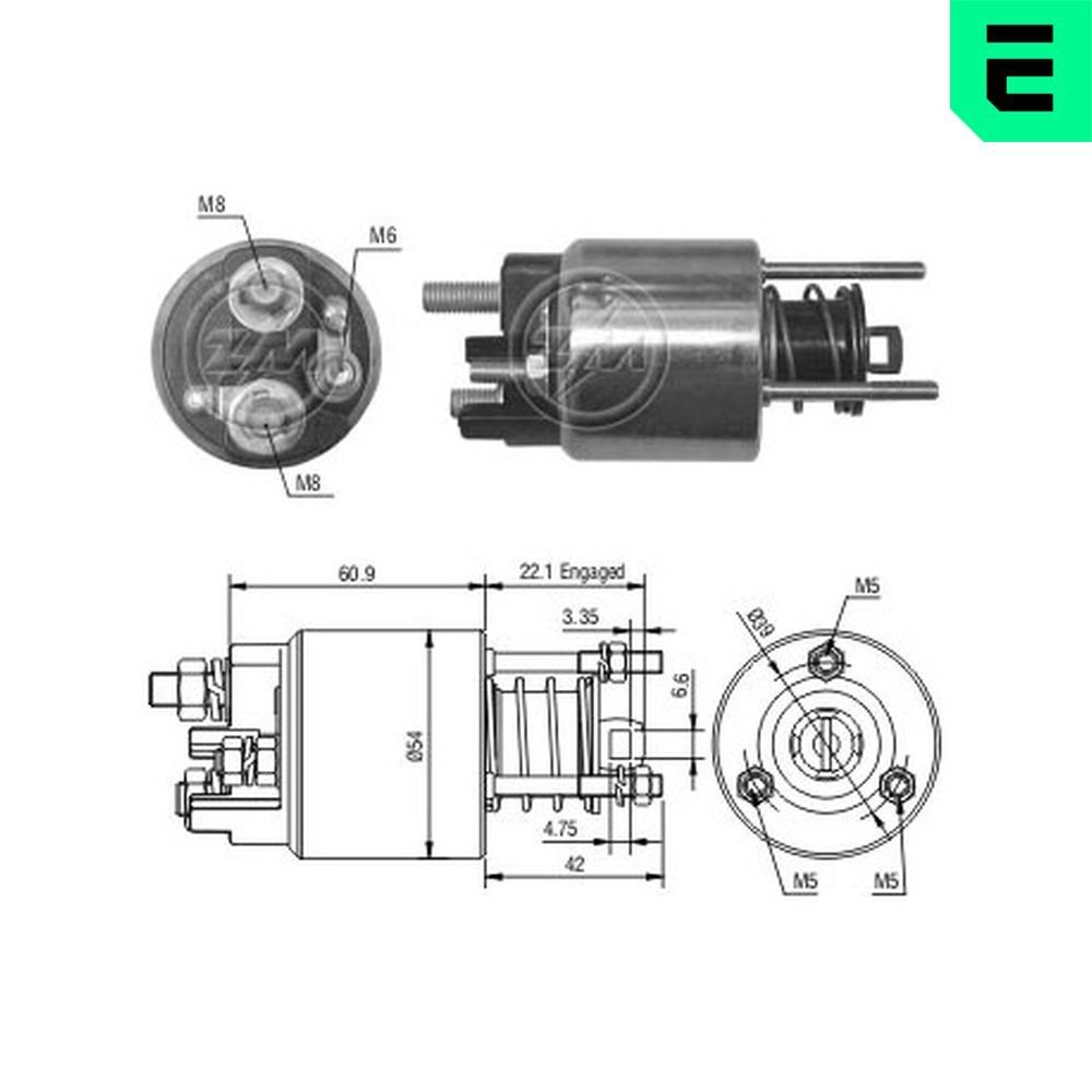 ERA Starter solenoid Article number: ZM395 cheaply