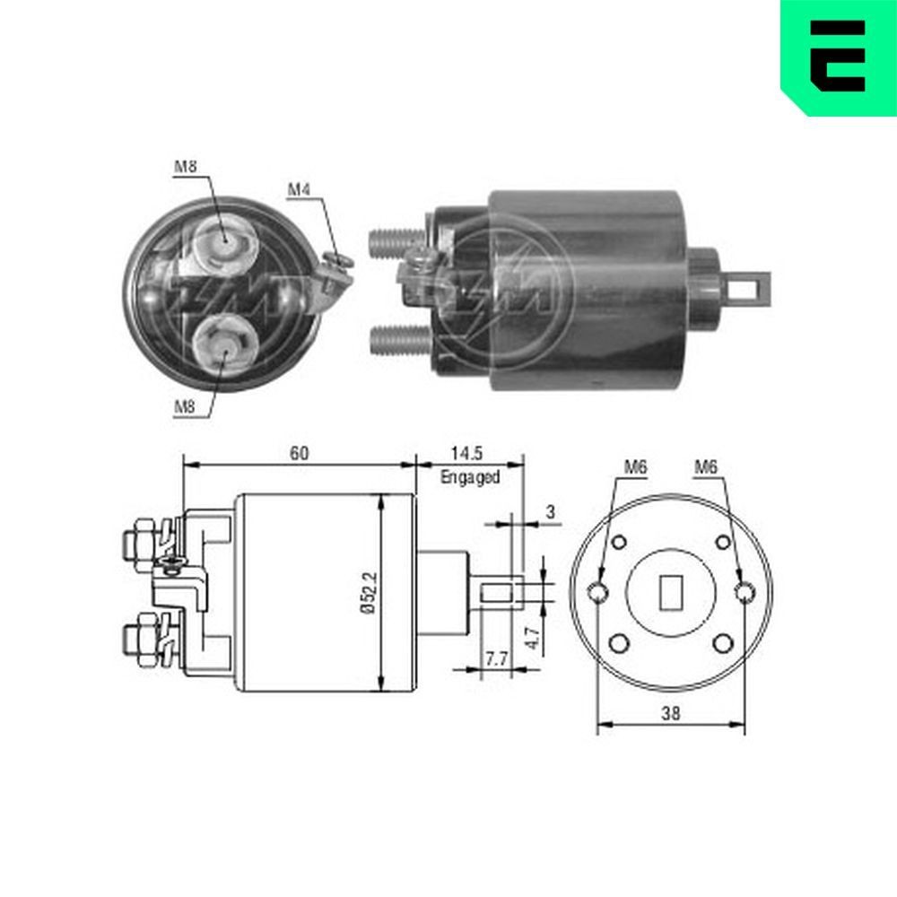 ERA Starter solenoid Article number: ZM410 cheaply