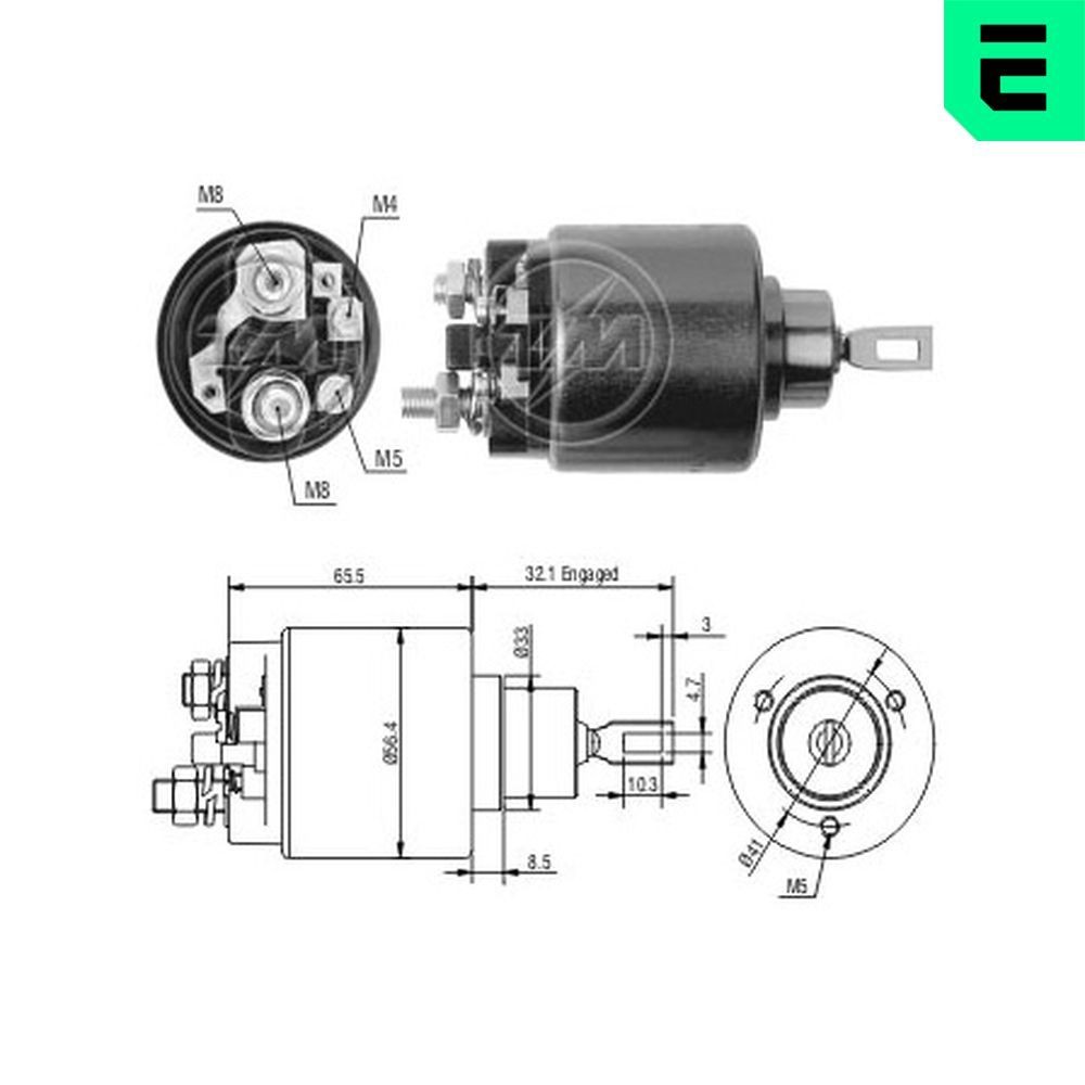 ERA Starter solenoid Article number: ZM571 cheaply