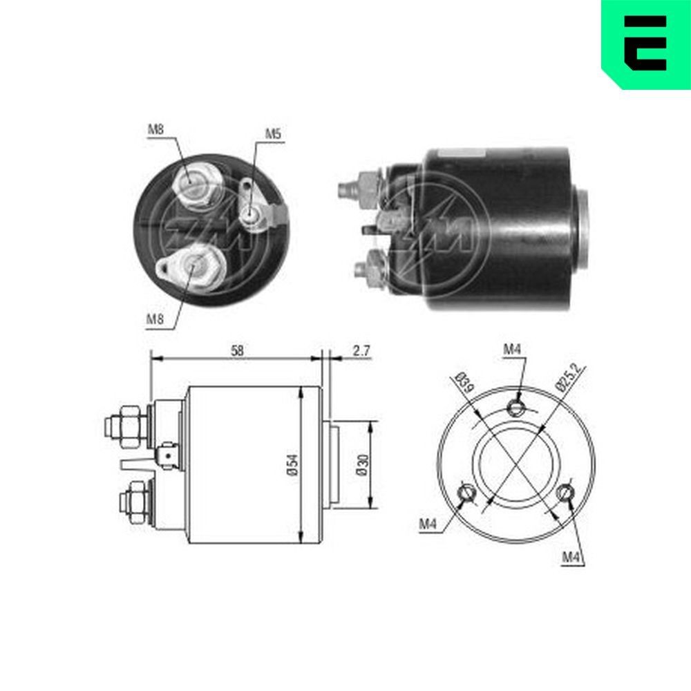 ERA Starter solenoid Article number: ZM599 cheaply