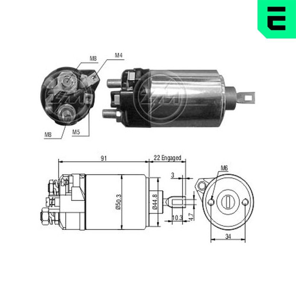 ERA Starter solenoid Article number: ZM628 cheaply
