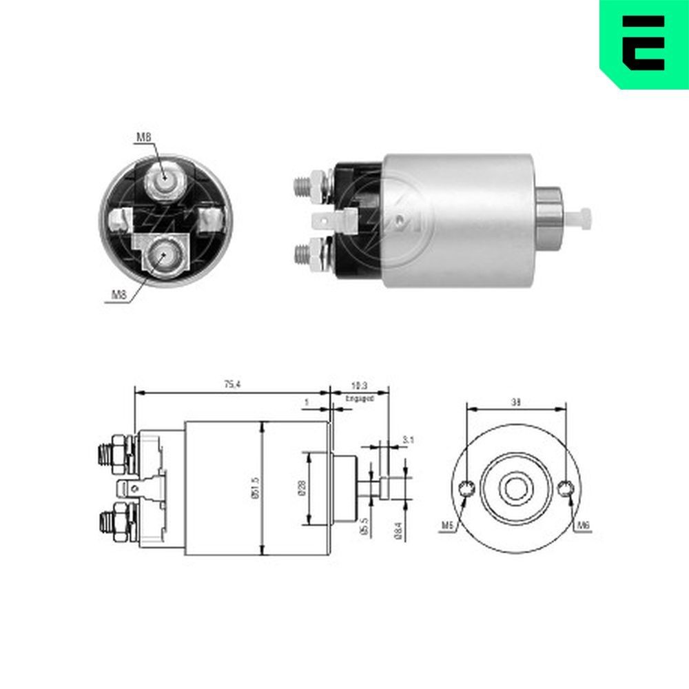 ERA Starter solenoid Article number: ZM6698 cheaply