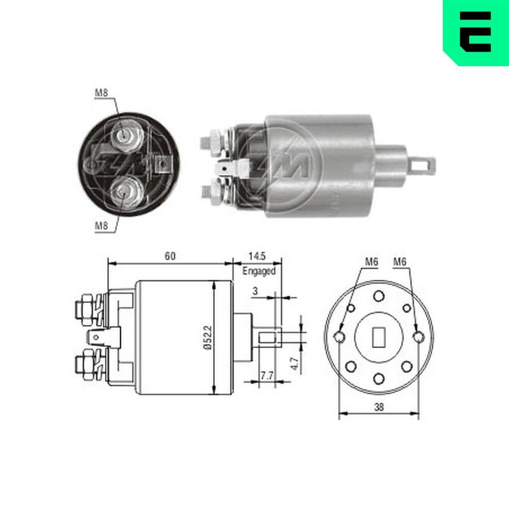 ERA Starter solenoid Article number: ZM710 cheaply