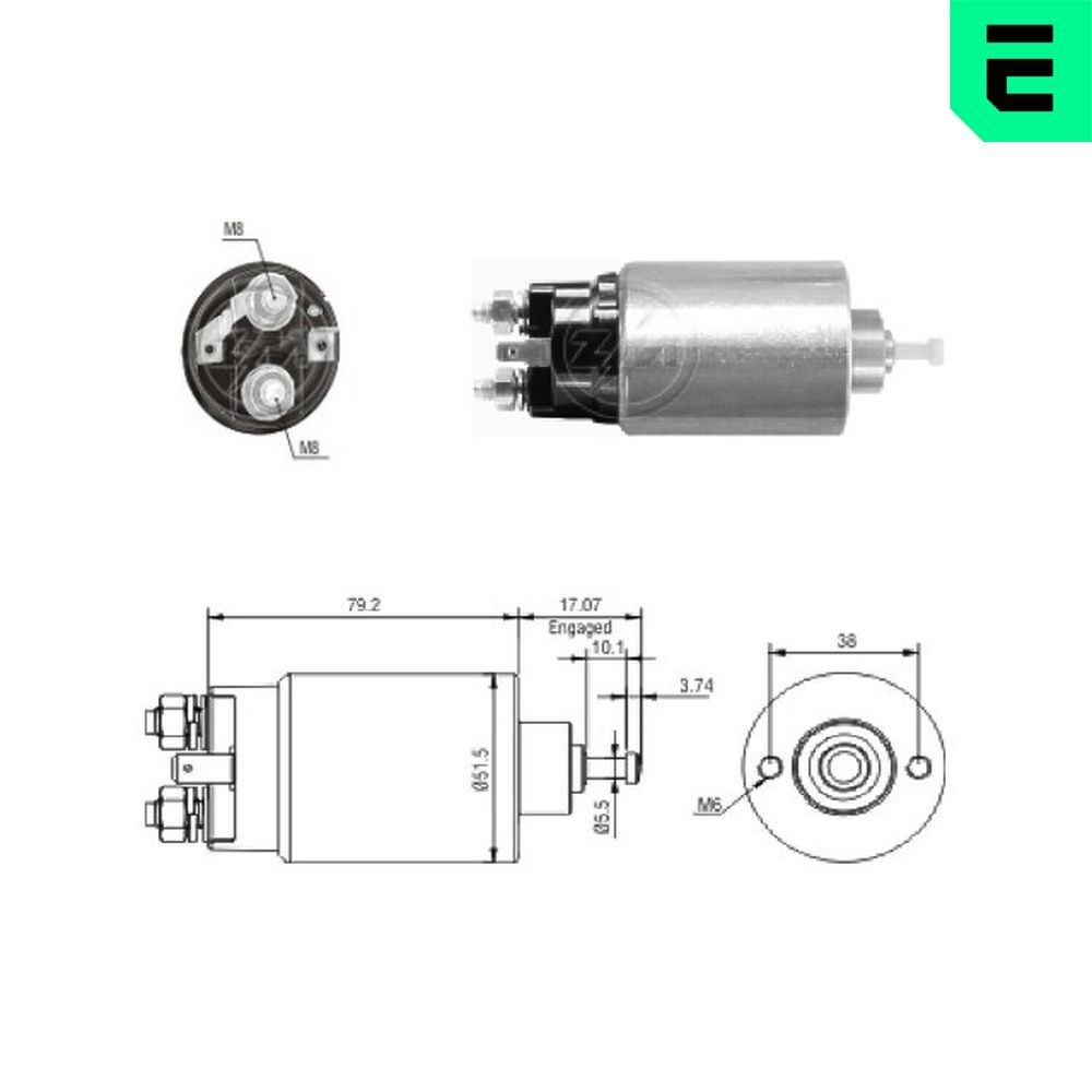 ERA Starter solenoid Article number: ZM769 cheaply
