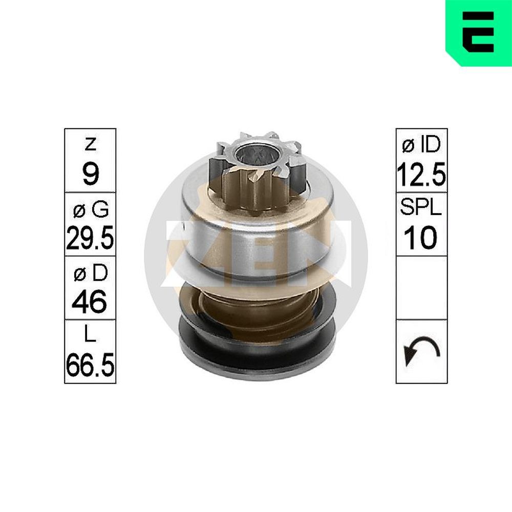 ERA ZN0119 Vabajooks, starter KAEFER 1303 1.3 44 HP Bensiin 2003