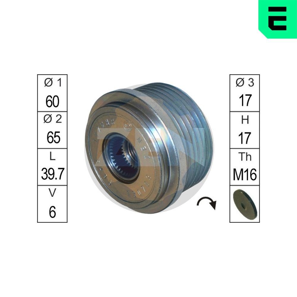 ERA Alternator Freewheel Clutch Article number: ZN5495 cheaply