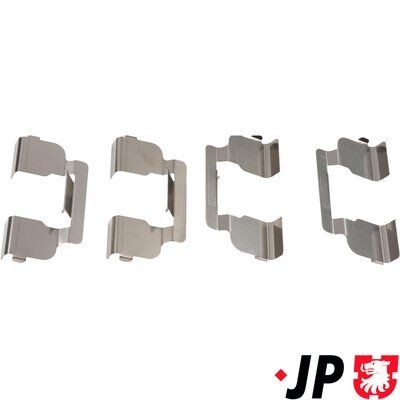 JP GROUP 4364004210 Lisakomplekt, ketaspiduriklotsid CLIO 1.4 (B/CB0C, B/CB0S) 75 HP Bensiin 2016
