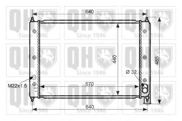 QUINTON HAZELL Radiaator, mootorijahutus Artikli number: QER1420 soodsalt