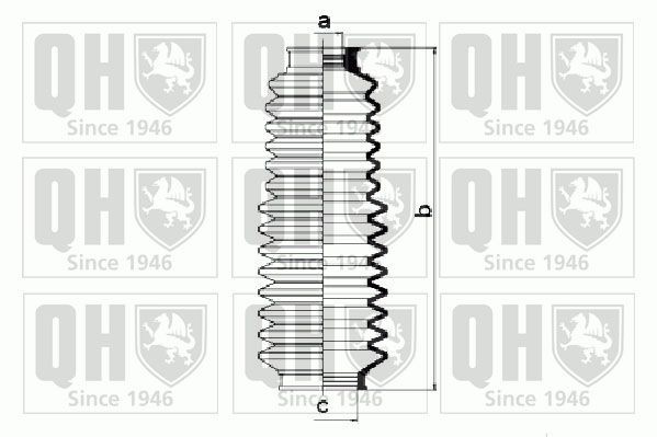 QUINTON HAZELL Bellow Set, steering Article number: QG1003 cheaply