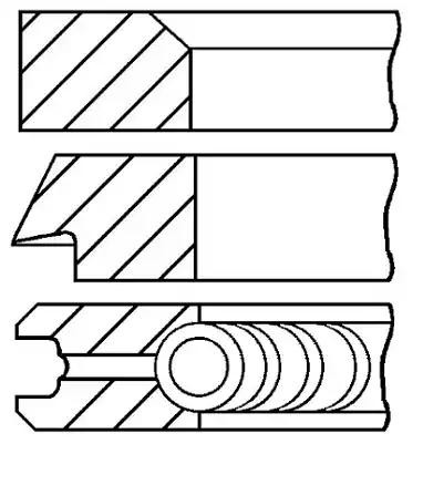 GOETZE ENGINE Piston Ring Kit Article number: 08-109100-00 cheaply