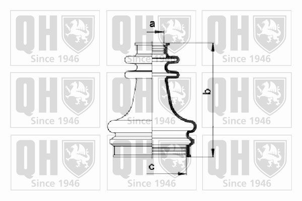 QUINTON HAZELL Bellow Set, drive shaft Article number: QJB213 cheaply