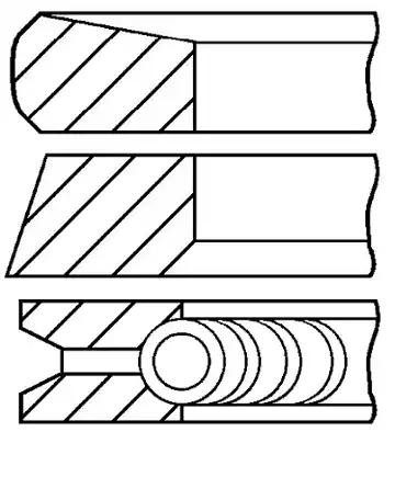 GOETZE ENGINE Piston Ring Kit Article number: 08-127400-00 cheaply
