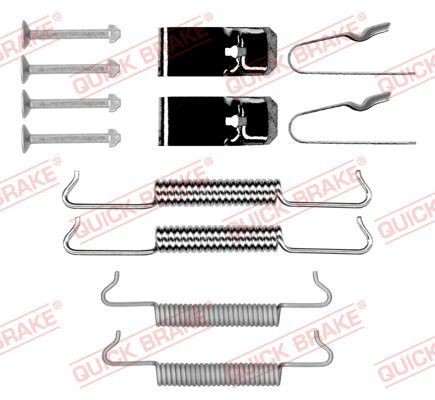 QUICK BRAKE Brake shoe fitting kit Article number: 105-0027 cheaply