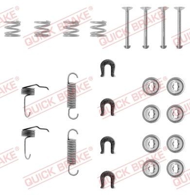 QUICK BRAKE 105-0655 Lisakomplekt, Piduriklotsid LANCER 1.2 60 HP Bensiin 1990