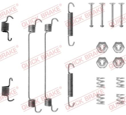 QUICK BRAKE 105-0657 Lisakomplekt, Piduriklotsid 19 1.9 dT 90 HP Diisel 2001