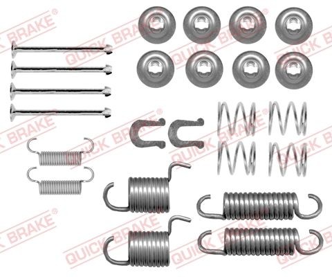QUICK BRAKE 105-0834 Lisakomplekt, Piduriklotsid ROCKY 2.8 TD (F70, F75, F80, F85) 102 HP Diisel 1998
