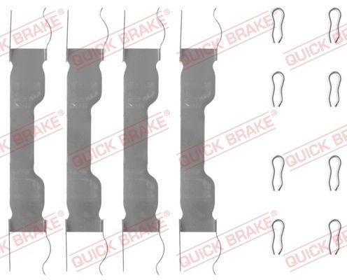 QUICK BRAKE Accessory Kit, disc brake pads Article number: 109-0909 cheaply