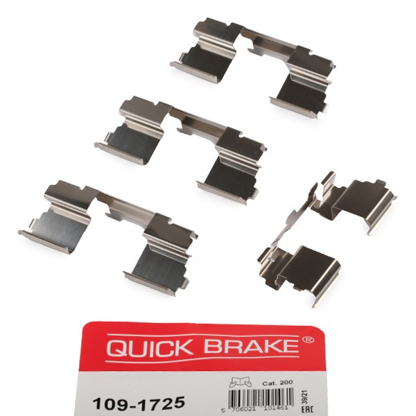 QUICK BRAKE 109-1725 Monteringssæt til bremseklodser DUCATO 2.2 D 100 Multijet 100 HK Diesel