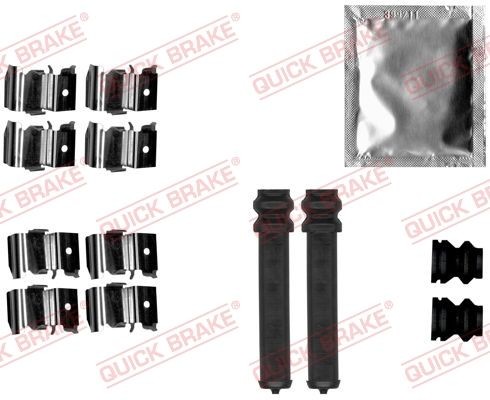 QUICK BRAKE 109-1855 Monteringssæt til bremseklodser PAJERO 3.5 V6 4WD 189 HK Benzin