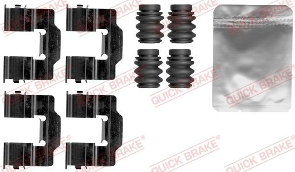 QUICK BRAKE 109-1868 Monteringssæt til bremseklodser C4 1.2 PureTech 131 HK Benzin